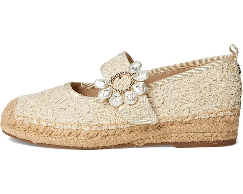 Эспадрильи Maddy Orchid с кружевным верхом и жемчужной пряжкой Sam Edelman