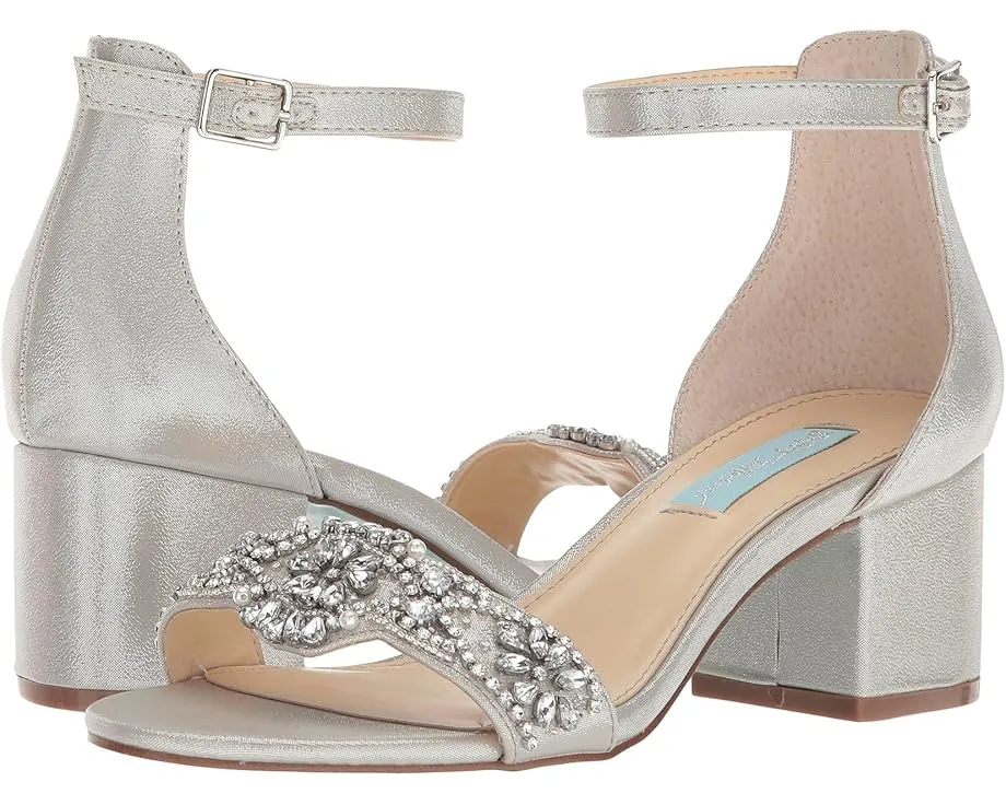 Босоножки Mel от Blue by Betsey Johnson на платформе с квадратным каблуком и стразами
