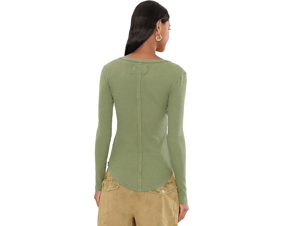 Хенли Free People Jamie из мягкого хлопка с эластаном