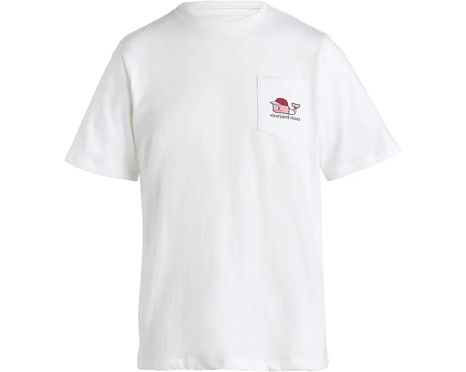 Детская футболка Vineyard Vines Kids с китом и короткими рукавами