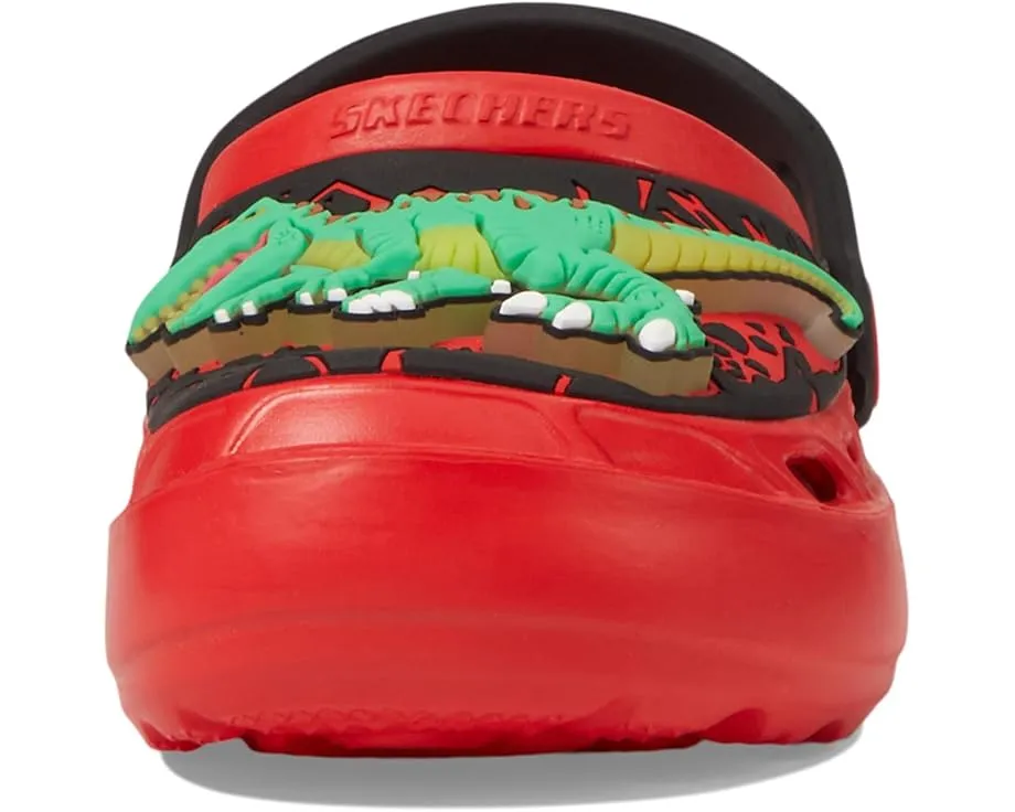 Детские светящиеся сланцы Skechers Swifters T Rex Brights