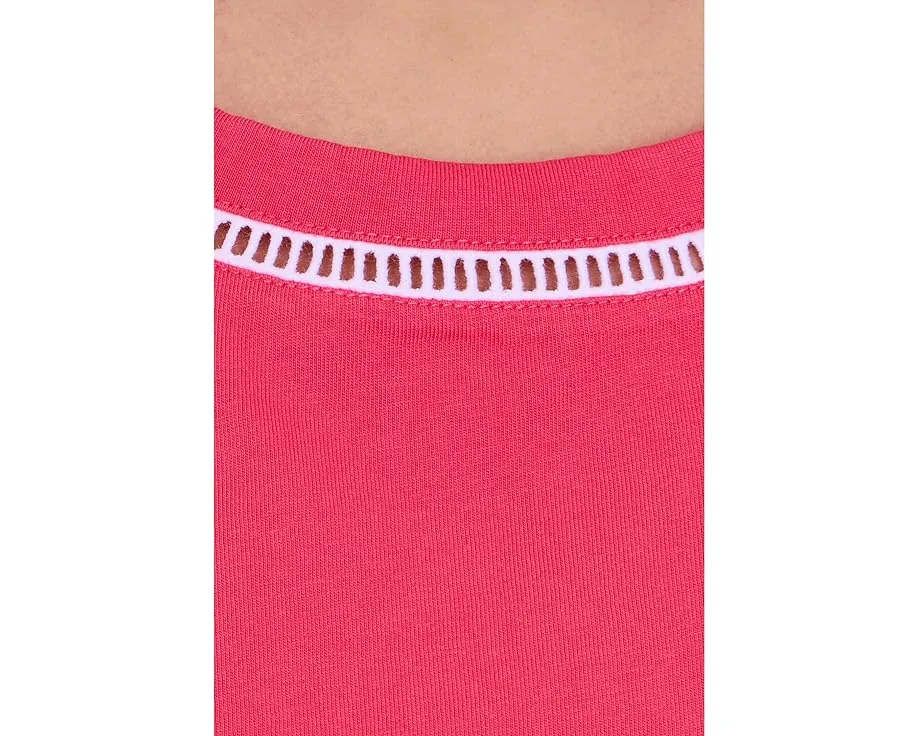 Топ Clairmont Ladder Lace Knit от Lilly Pulitzer с вставками из кружева и каре
