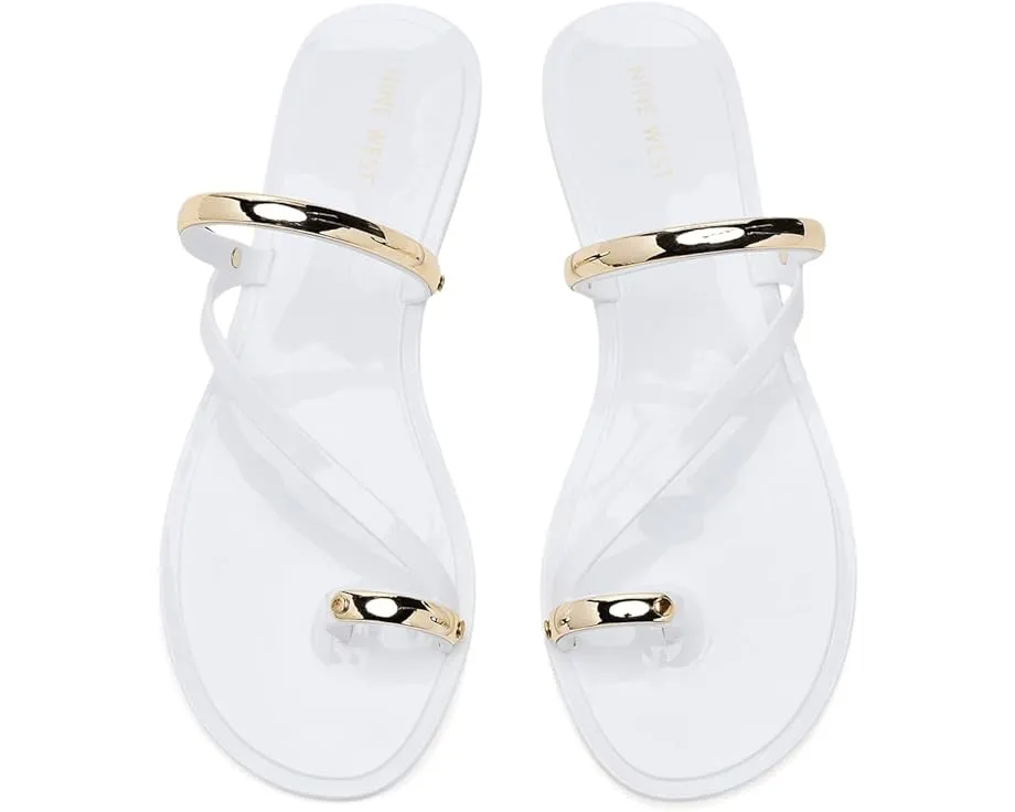 Сандалии Nine West Seashell на плоской подошве с перемычкой на пальце