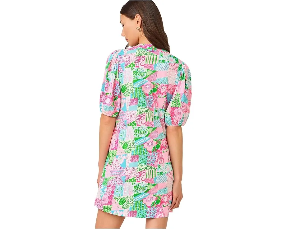 Платье Carey с коротким рукавом и высоким воротником от Lilly Pulitzer