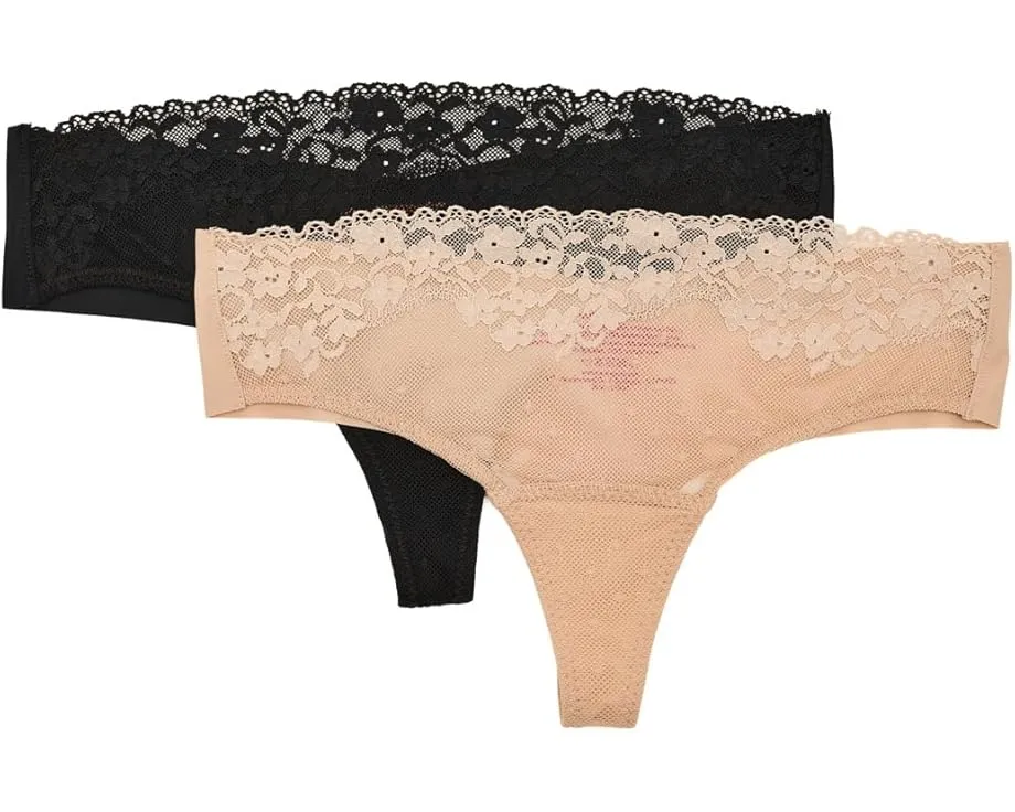 Стринги кружевные Commando 2 шт невидимые под одеждой