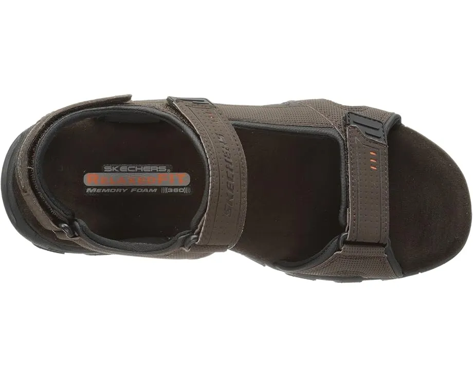 Сандалии SKECHERS Gander Louden с ремешками на липучках и стелькой Memory Foam 360