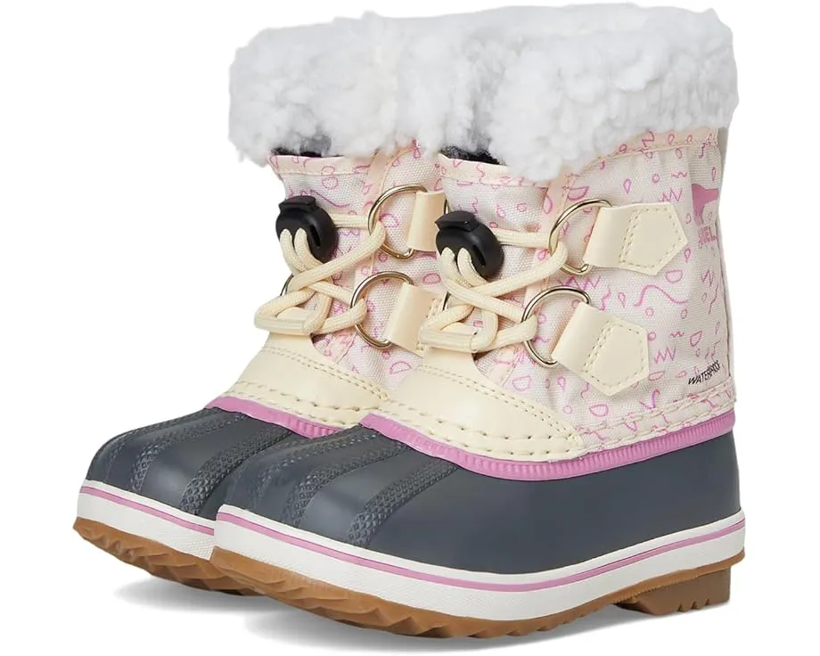 SOREL Kids Yoot Pac водонепроницаемые ботинки из нейлона с утепленной манжетой