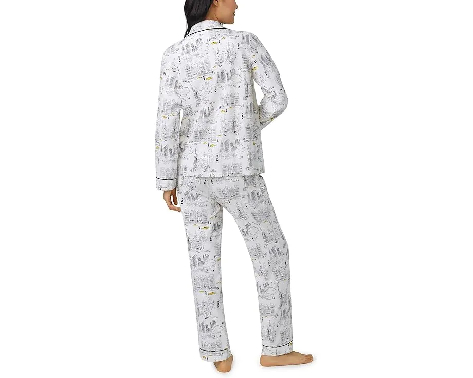 Пижамный комплект Bedhead PJs из органического хлопка с длинными рукавами