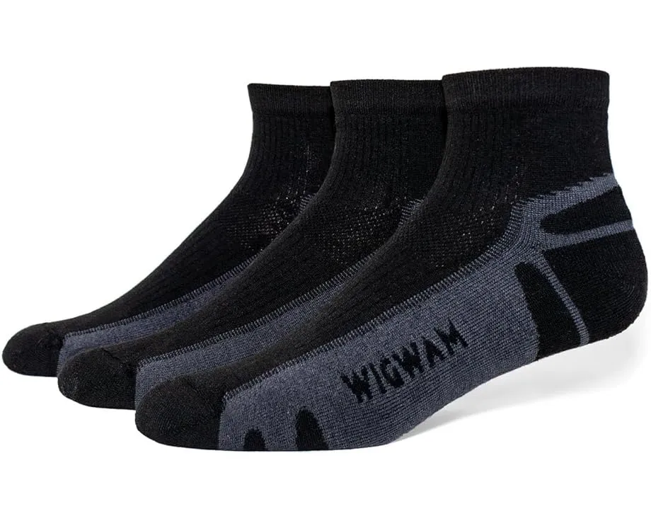 3 пары носков Wigwam Thunder Quarter с технологией Ultimax и бесшовным носком