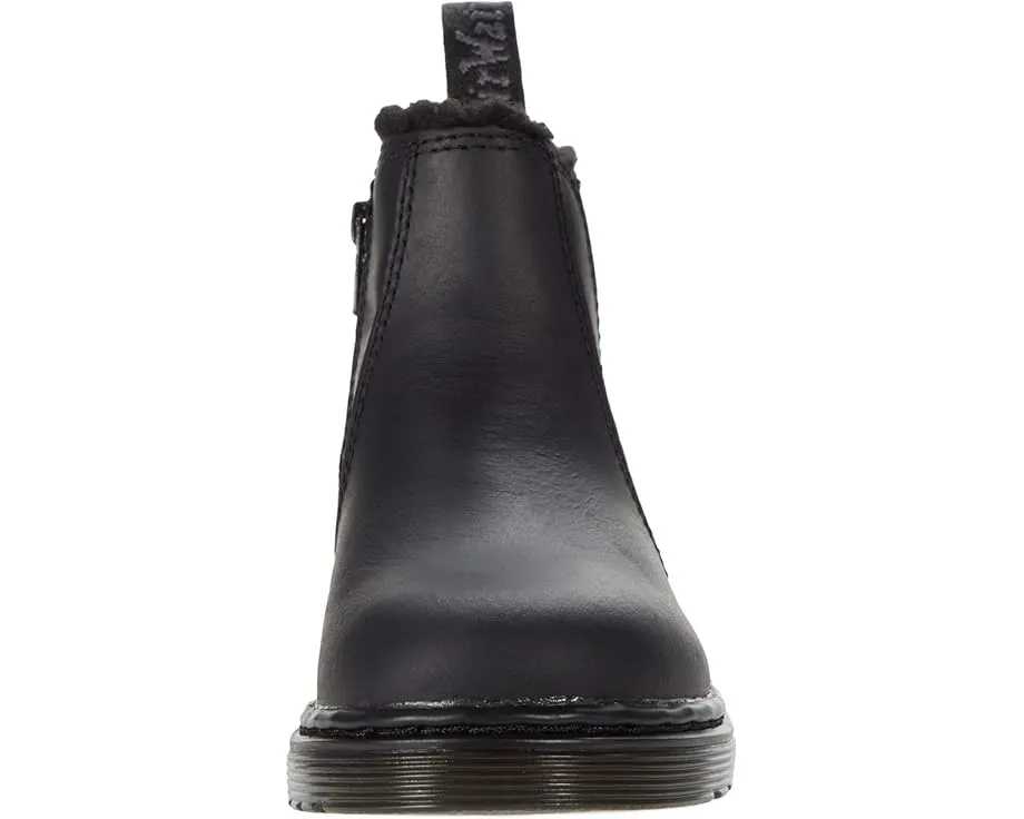 Ботинки Dr. Martens 2976 Leonore Mono T на шнурках с искусственным мехом