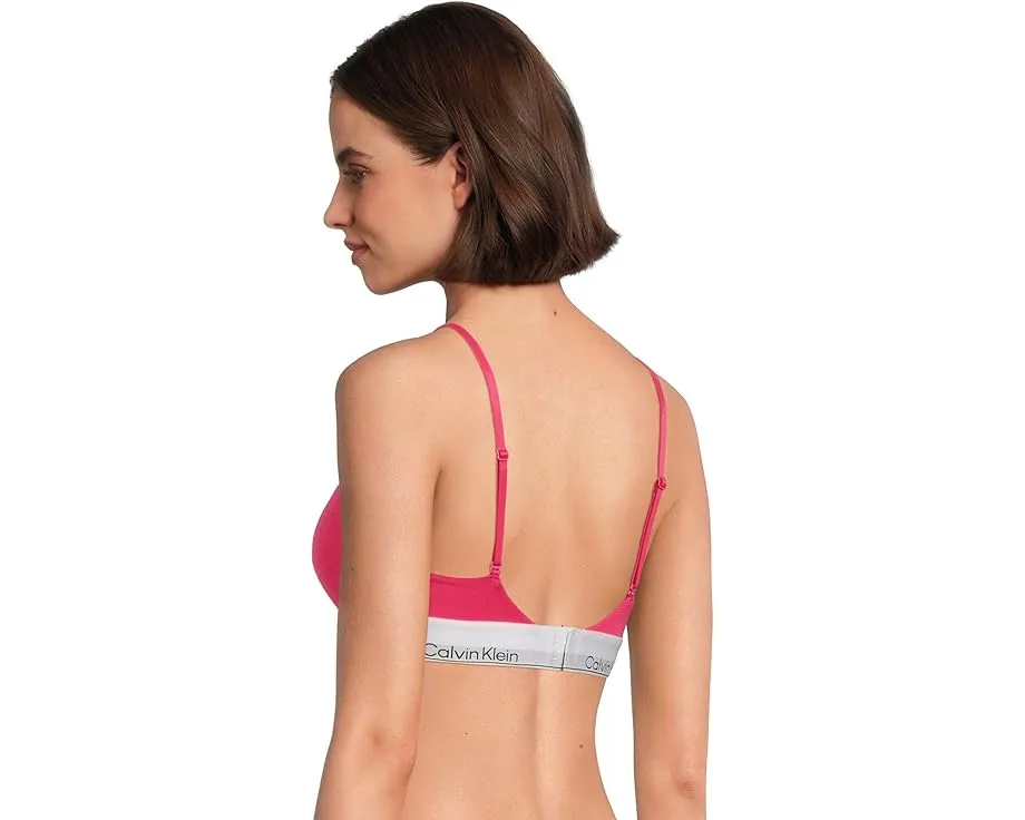 Бралетт Calvin Klein Underwear Icon из хлопка и модала с легким уплотнением