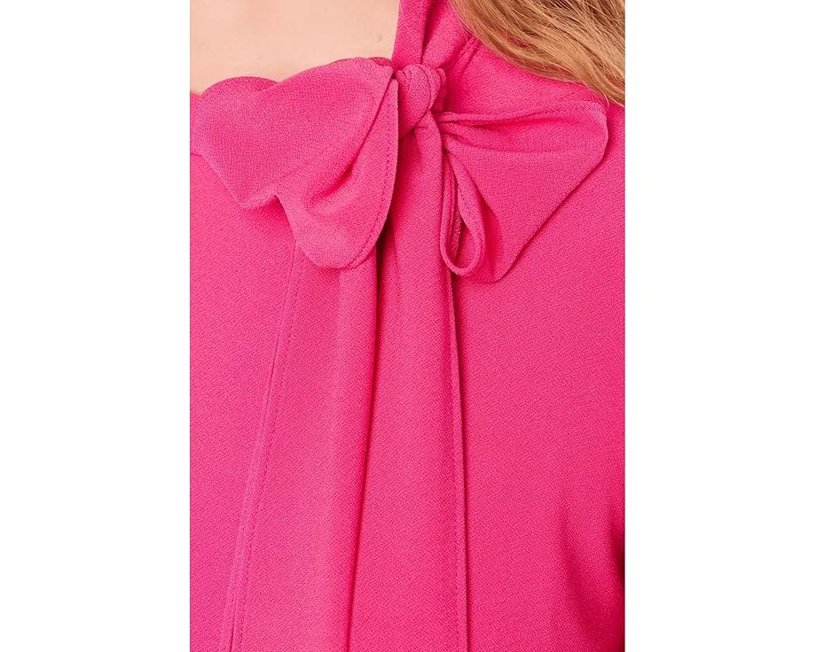 Блузка Short Sleeve Tie Neck Bow Knit от CeCe с бантом на шее