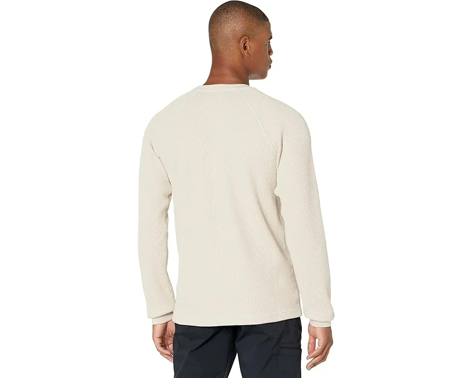 Пуловер L.L.Bean Signature Waffle Crew с вафельной вязкой и регланными рукавами