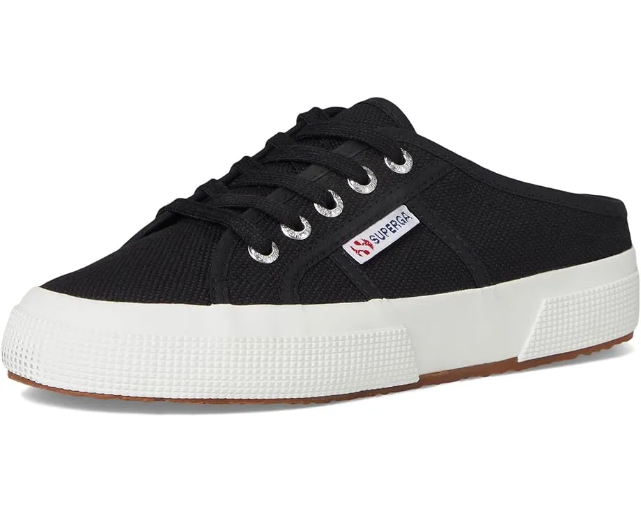 Мюли Superga 2402 из премиального хлопка с вулканизированной подошвой