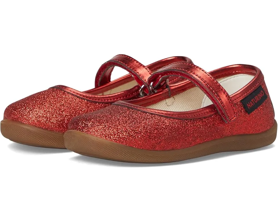 Балетки Naturino Pavia 2 для детей с застежкой на липучке и стелькой из кожи