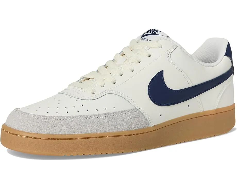 Кроссовки Nike Court Vision Low с ретро-дизайном и резиновой подошвой