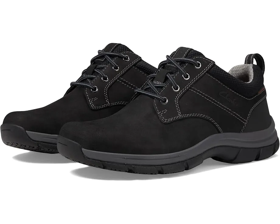 Clarks Walpath Low водонепроницаемые кожаные кроссовки на квадратном каблуке