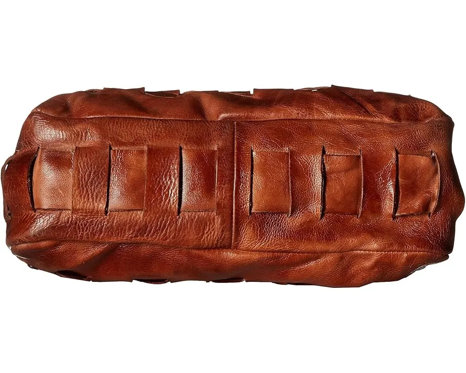 Сумка кроссбоди Bed Stu Orchid из зерненой кожи с регулируемым ремнем