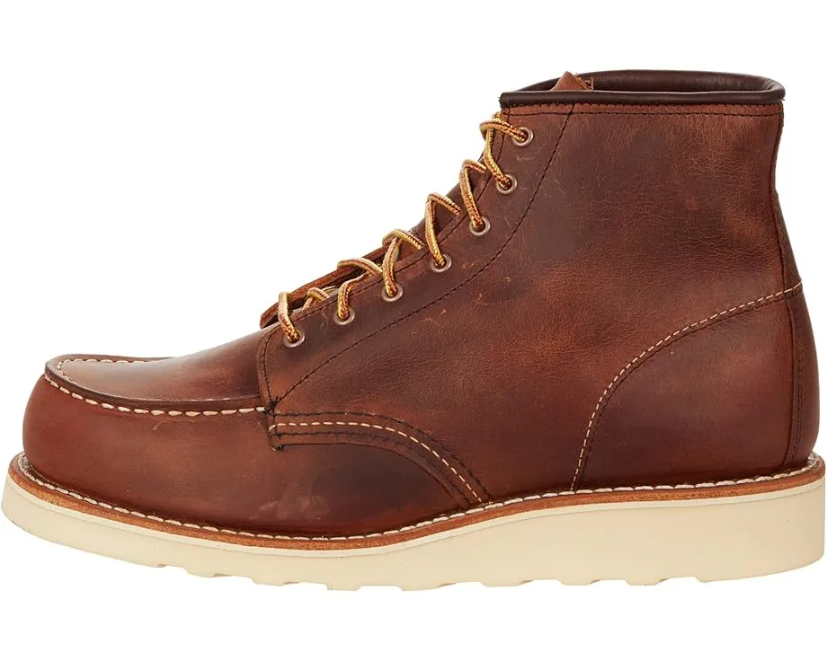 Ботинки Red Wing Heritage 6" Classic Moc с водонепроницаемой кожей и гибкой подошвой из крепа