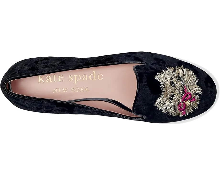 Лоферы Kate Spade New York Lounge с кошачьим принтом на кожаной подошве