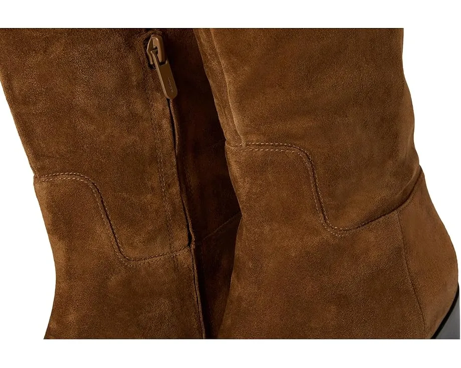 Высокие сапоги Vince Andes из замши на устойчивом каблуке