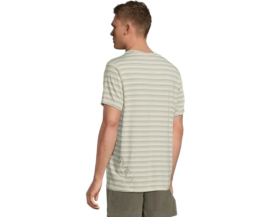 Футболка RVCA Sport Vent с полосками и влагоотводящей тканью