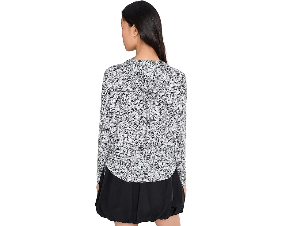 Худи Jamie Sadock с принтом оцелота и передней молнией