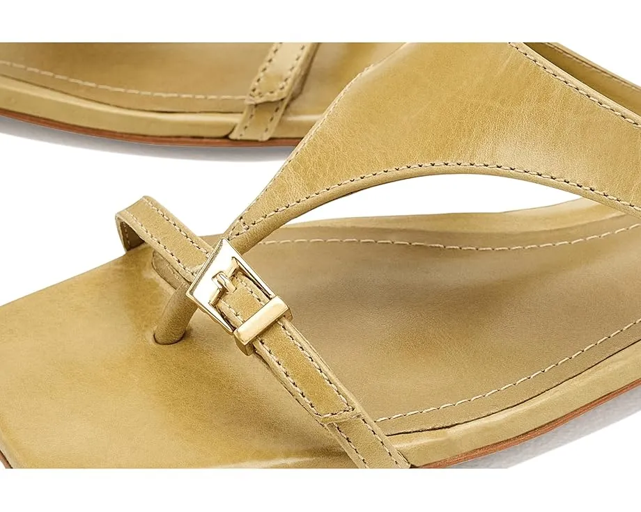 Schutz Плоские сандалии Tana Flat с квадратным носком и кожаной подкладкой