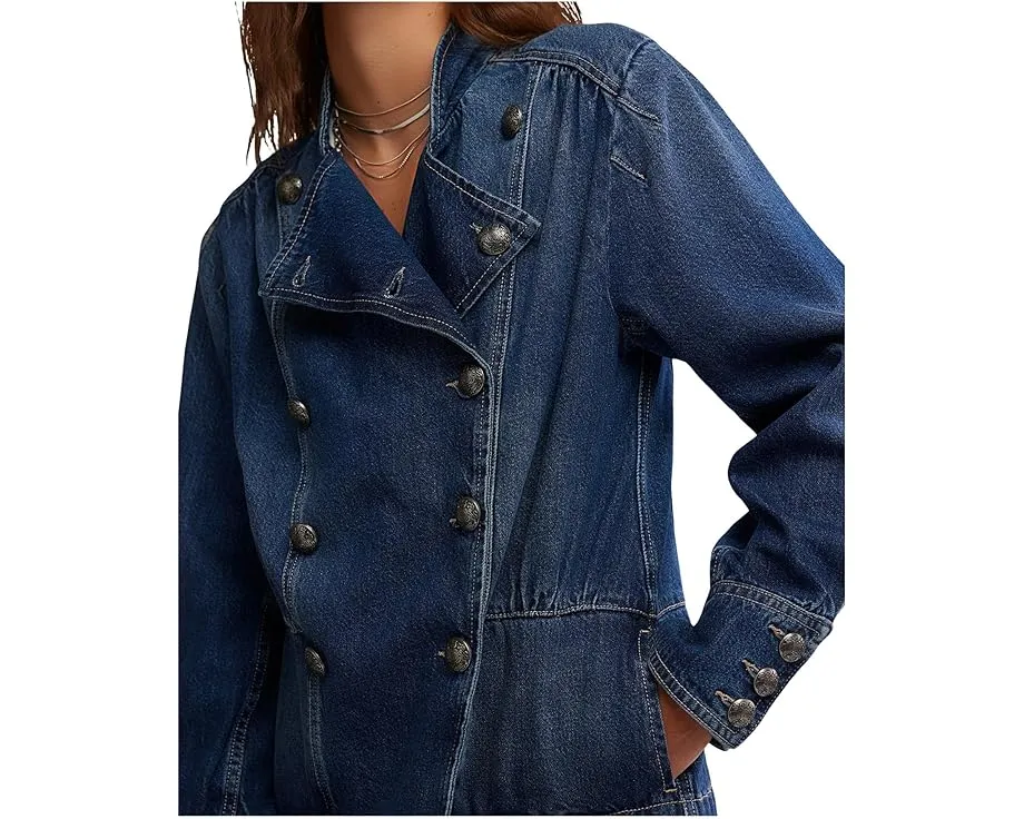 Free People Imogene джинсовая куртка в стиле офицерской