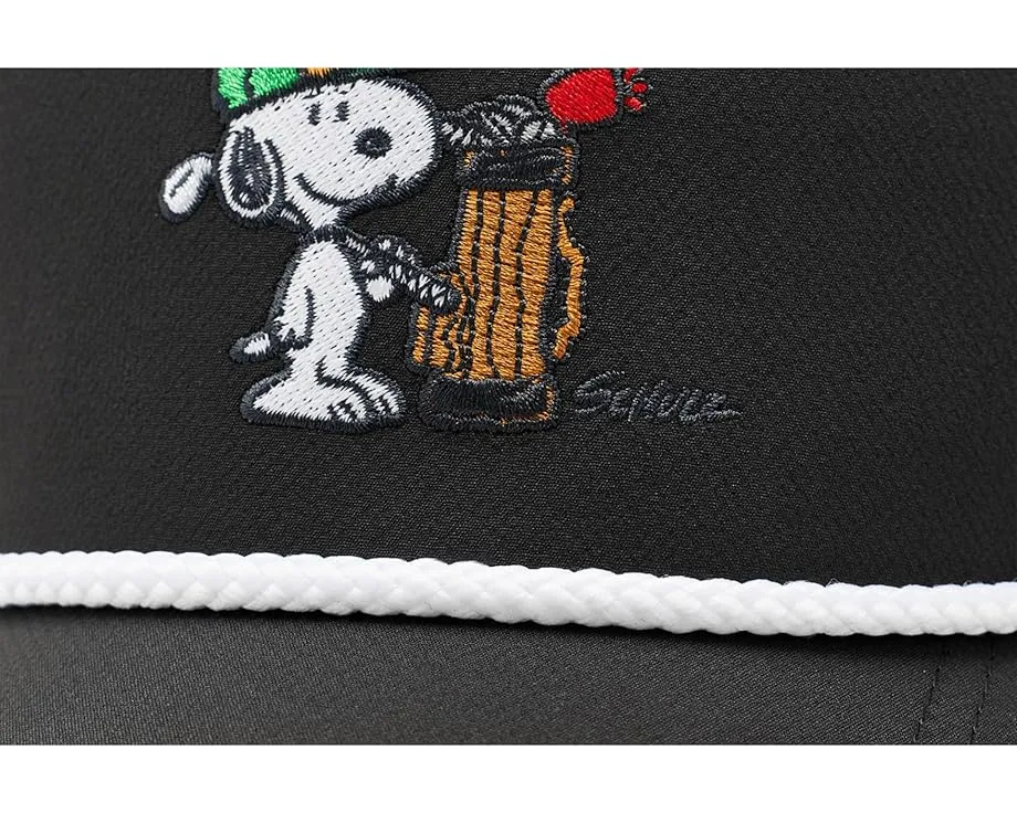 Регулируемая кепка Black Clover Snoopy Golfbag с пятипанельным дизайном