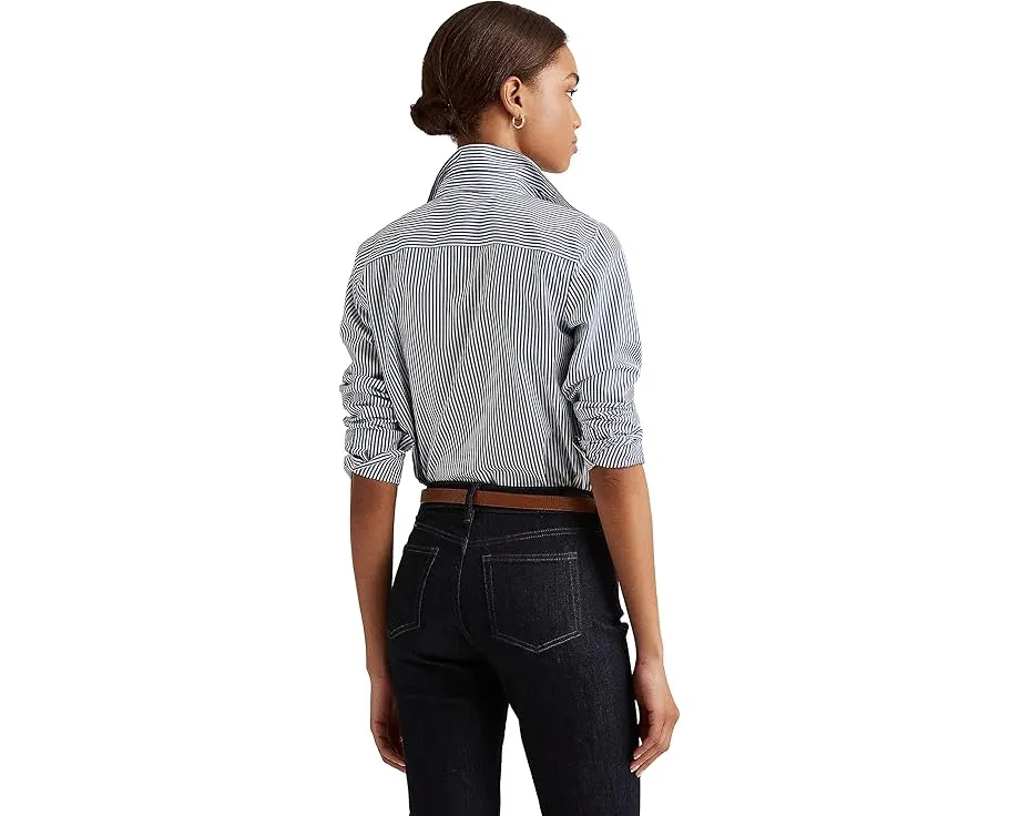 Рубашка Lauren Ralph Lauren с длинным рукавом и полоской