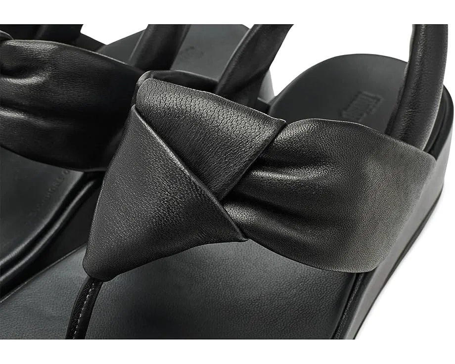 Сандалии FitFlop F Mode Knot с узлом из мягкой кожи и задним ремешком