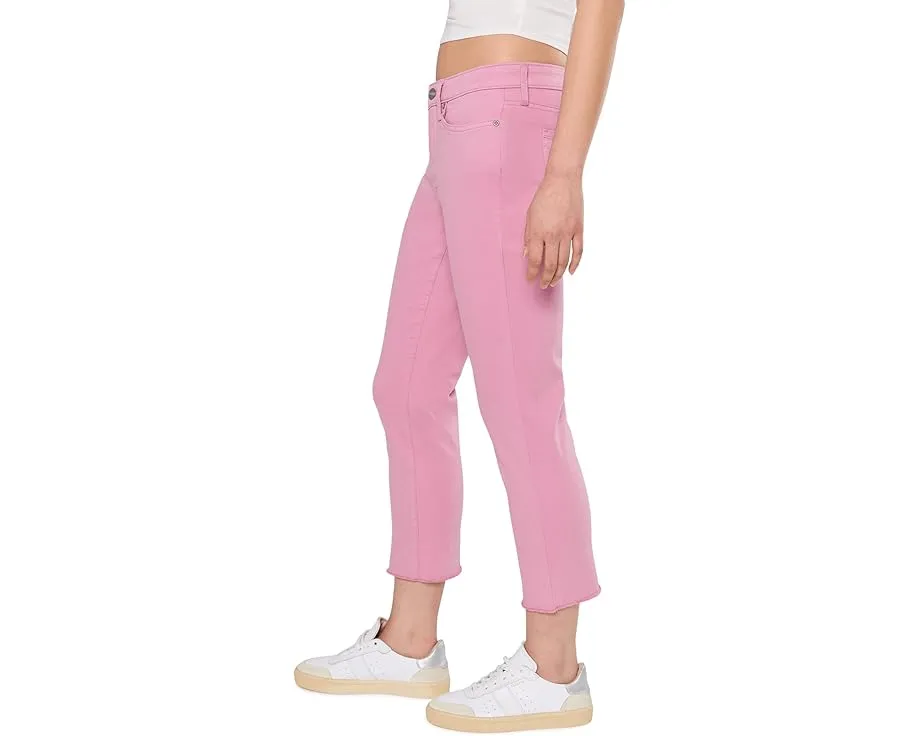 Укороченные джинсы Petite Sheri с бахромой от NYDJ с технологией Lift Tuck