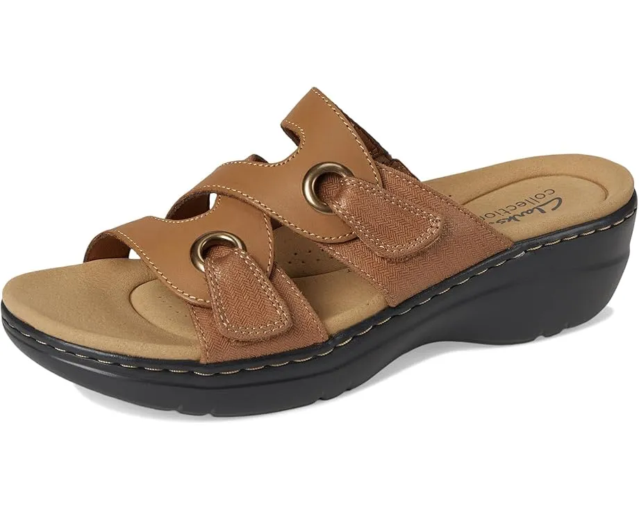 Сандалии Clarks Merliah 2 Cove на клиновидной подошве с застежками на липучках