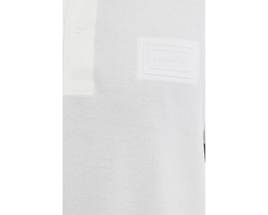 Поло Lacoste Classic Fit с тисненым логотипом из хлопка petit pique