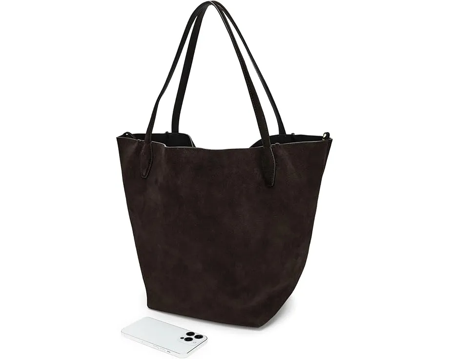 Сумка Madewell Shopper из мягкой зернистой замши с магнитной застежкой