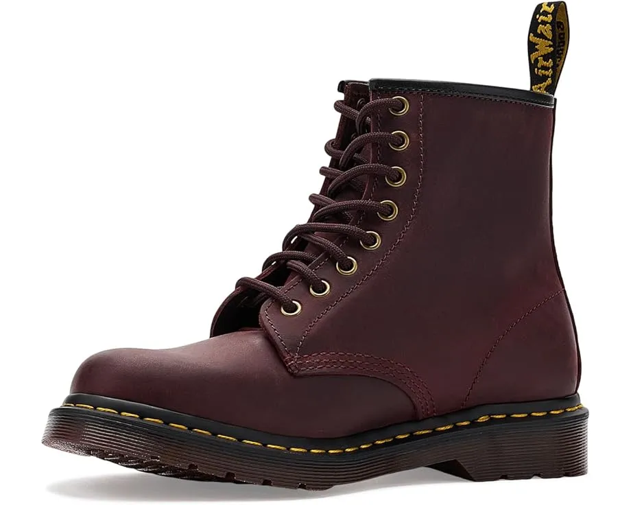Ботинки Dr. Martens 1460 из премиальной кожи вишневого цвета