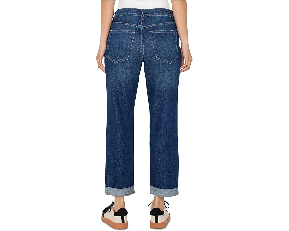 Liverpool Los Angeles The Keeper Boyfriend джинсы с закатанными манжетами