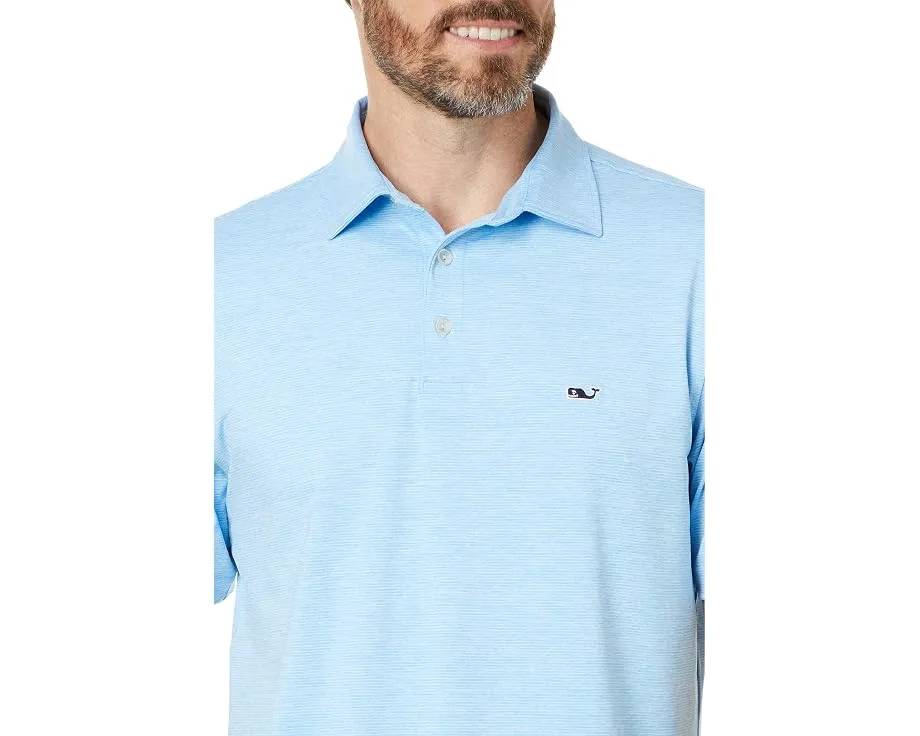 Поло Vineyard Vines St. Jean Stripe Sankaty из эластичной ткани
