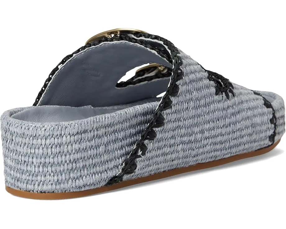 Сандалии Loeffler Randall Theo на платформе с вышивкой из соломки