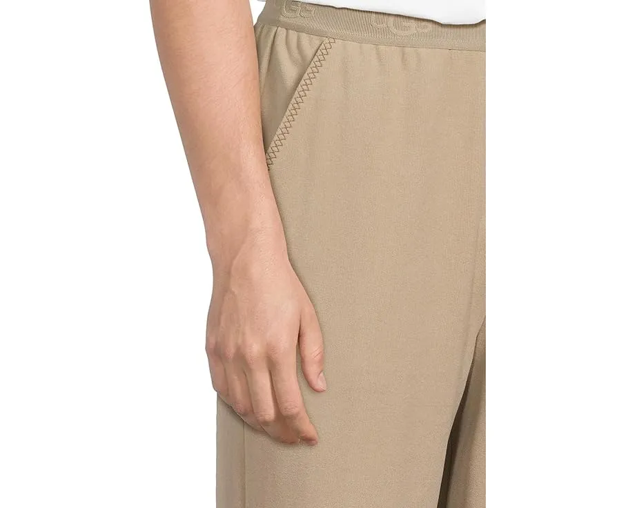 Прямые брюки Evander с эластичным поясом и плиссировкой