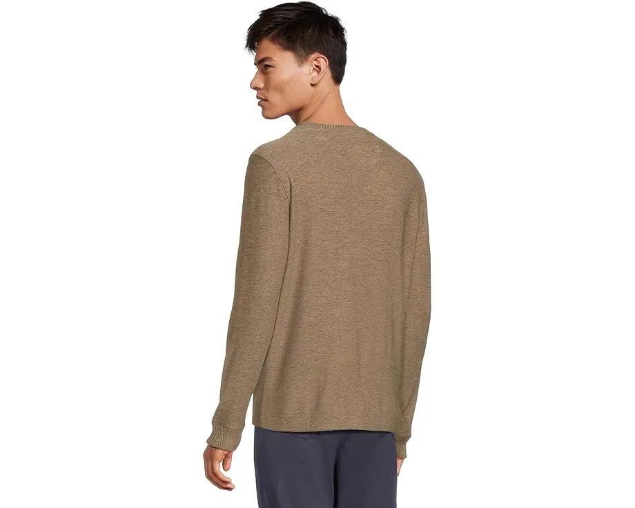 Джемпер Johnston & Murphy Melange Pullover с рубчатыми манжетами