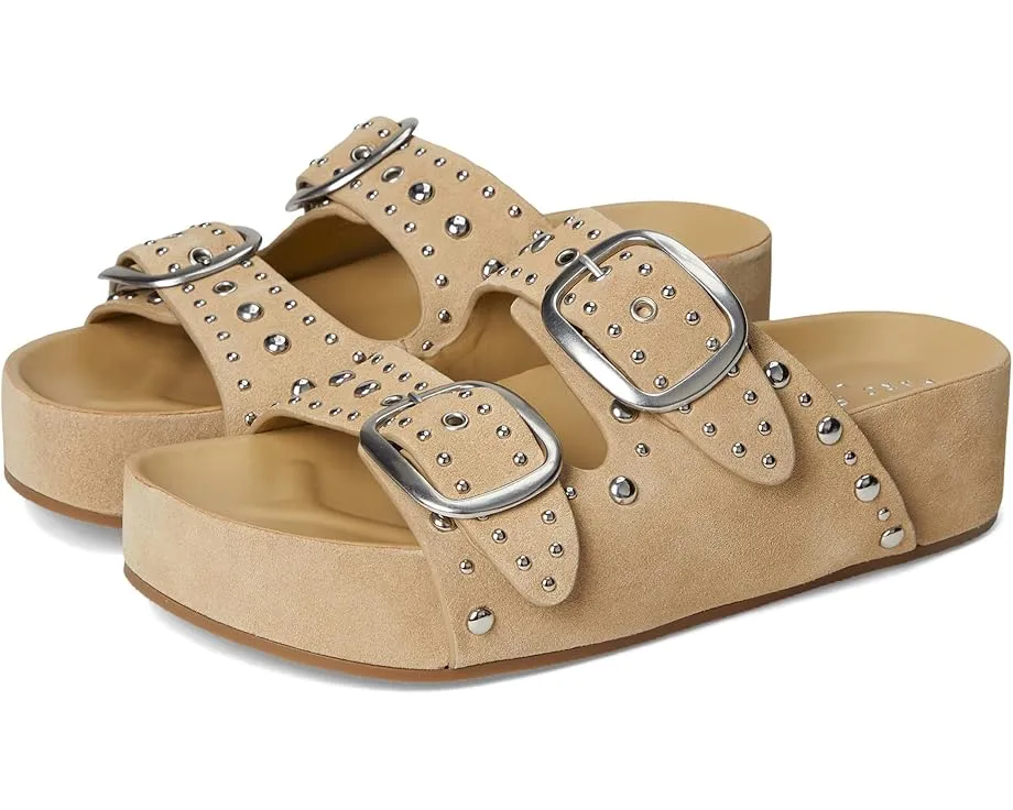 Сандалии Marc Fisher LTD Sayge из замши с двумя ремешками и круглым носком