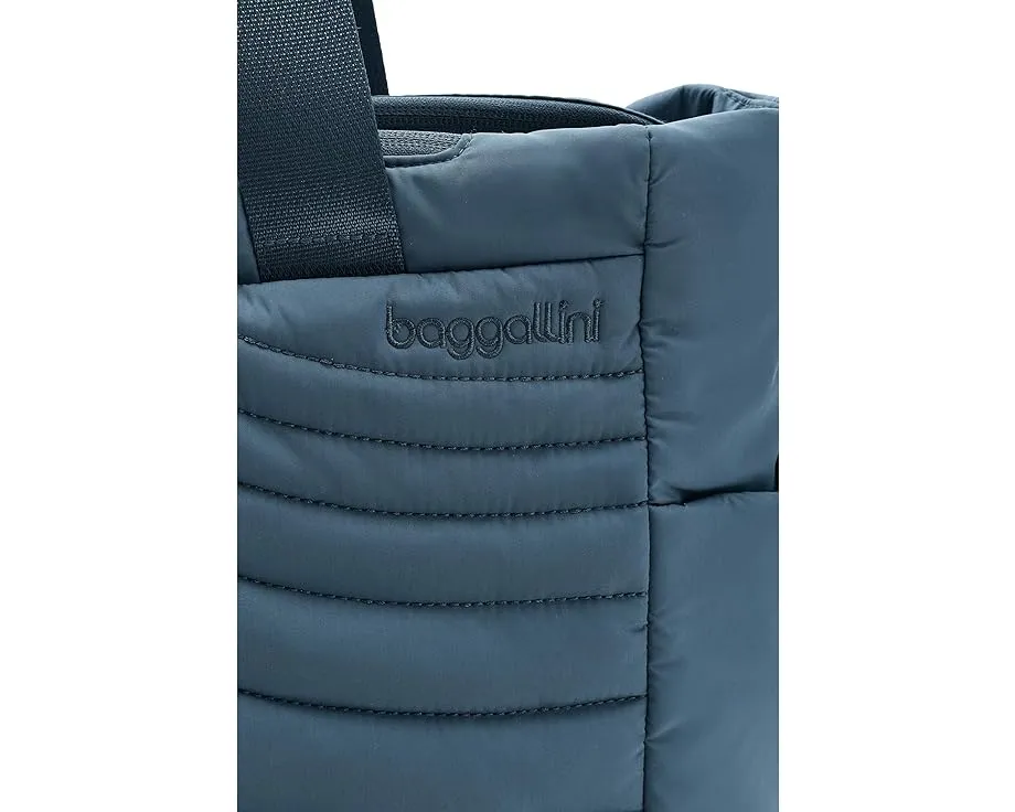 Сумка тоут Baggallini Set Wave с геометрическим узором и отделением для ноутбука