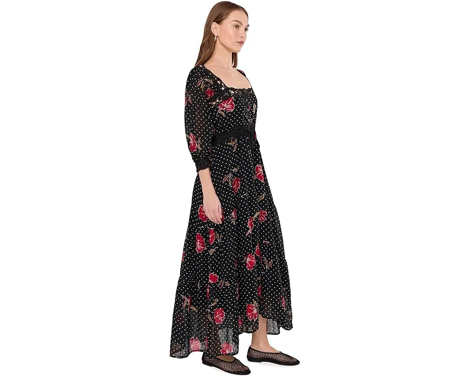 Макси-платье Free People Morning Meadows с длинным рукавом