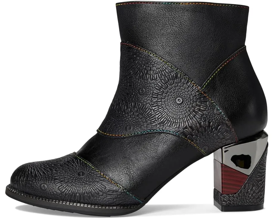 Ботильоны Topanga от L'Artiste by Spring Step с тиснением под фейерверк