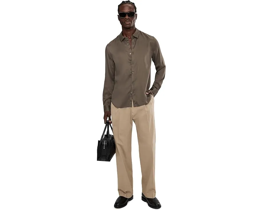 Рубашка John Varvatos Ross из модала с расстегивающимися манжетами