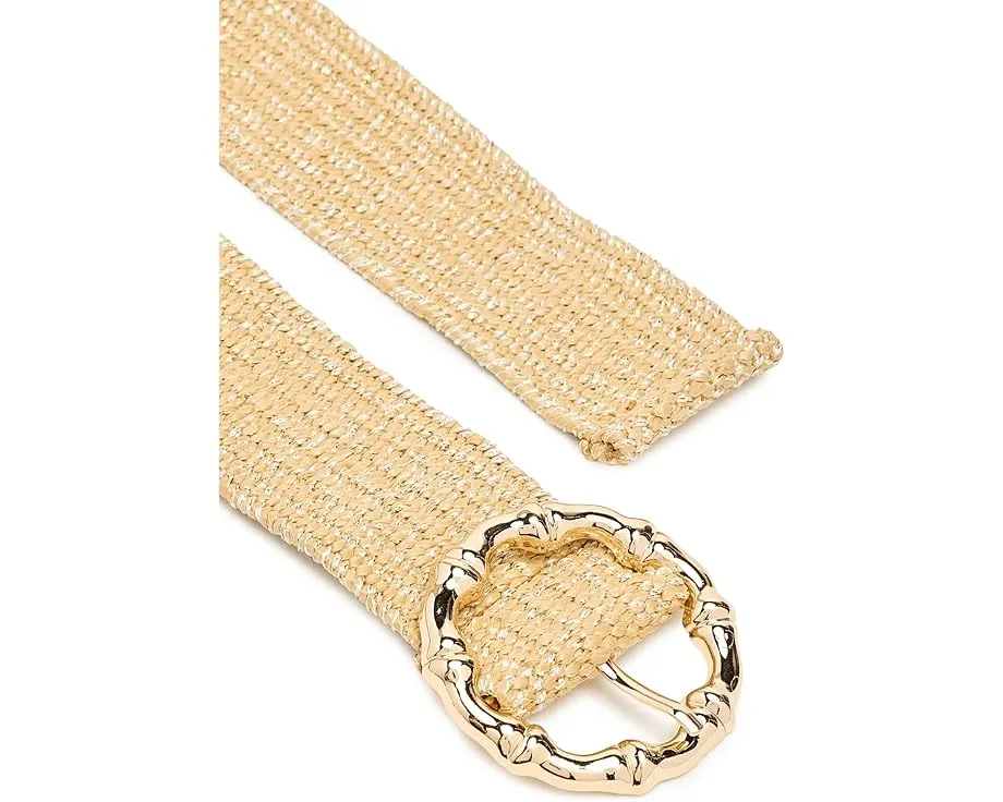 Ремень Lilly Pulitzer Arta Belt из соломки рафии с металлической пряжкой