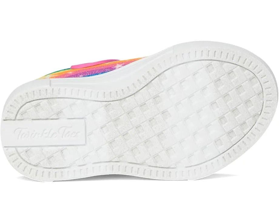 Детские кроссовки SKECHERS KIDS Twinkle Sparks 314829N с подсветкой и липучкой