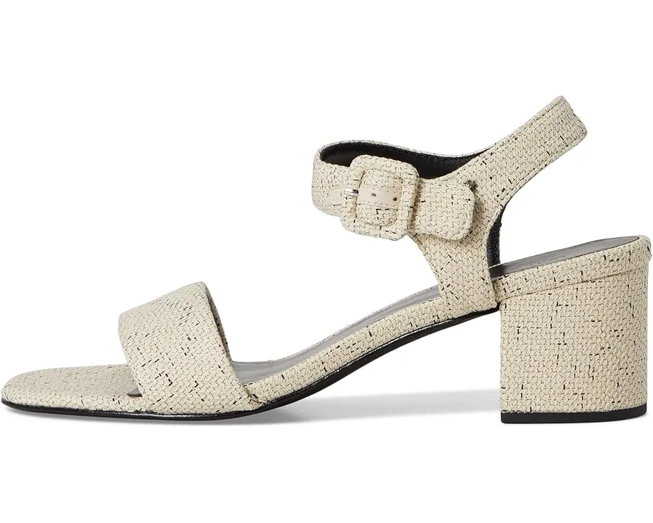 Сандалии Tory Burch Double T City на удобном каблуке 55 мм с хлопковым верхом